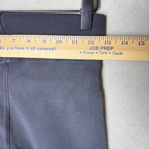 Hard Tail Fold Over Waist Yoga Pants Cropped Black Womens Size S Vintage Y2K - Picture 10 of 11